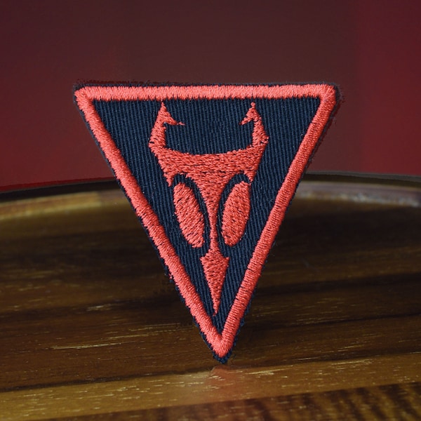 Irken invasion insignia - Invader Zim - Shiny Metallic Embroidered.