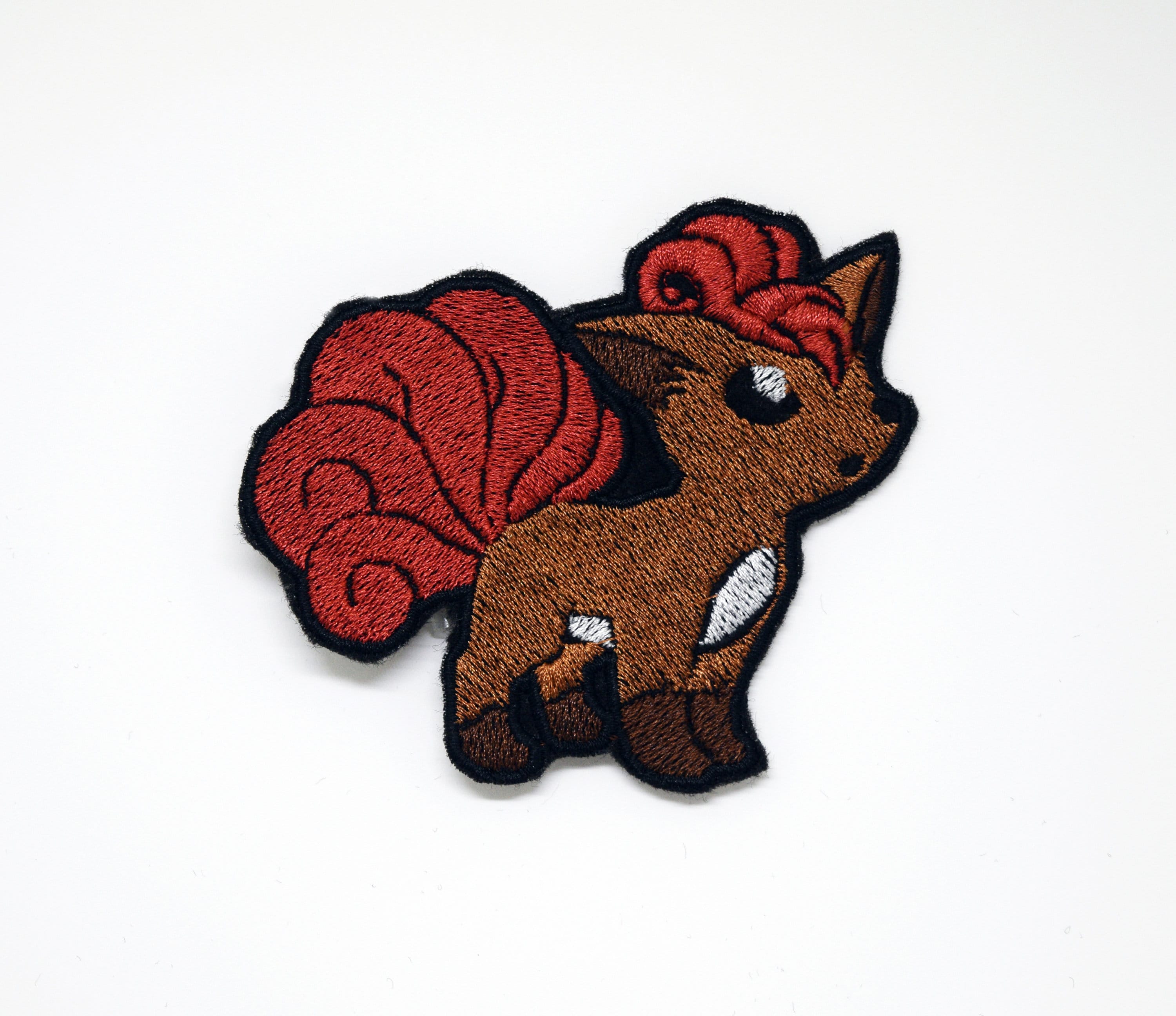 Mega Charizard X Iron on Patch Shiny Metallic Embroidered. 