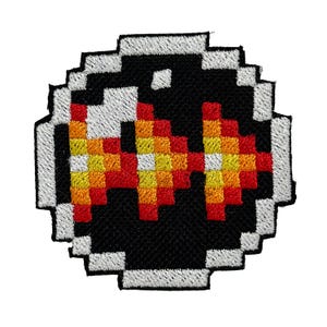 Force Weapon Icon - Gunstar Heroes - Shiny Metallic Embroidered Patch