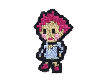 クマトラ - アイロン接着パッチ - 光沢のあるメタリック刺繍。マザー 3 パッチ。