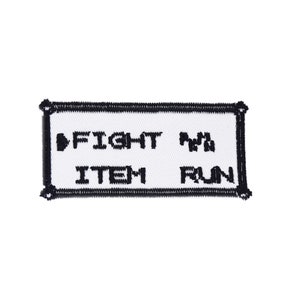 Pkmn Menu - Iron on patch -  Embroidered.