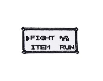 Pkmn Menu - Iron on patch -  Embroidered.