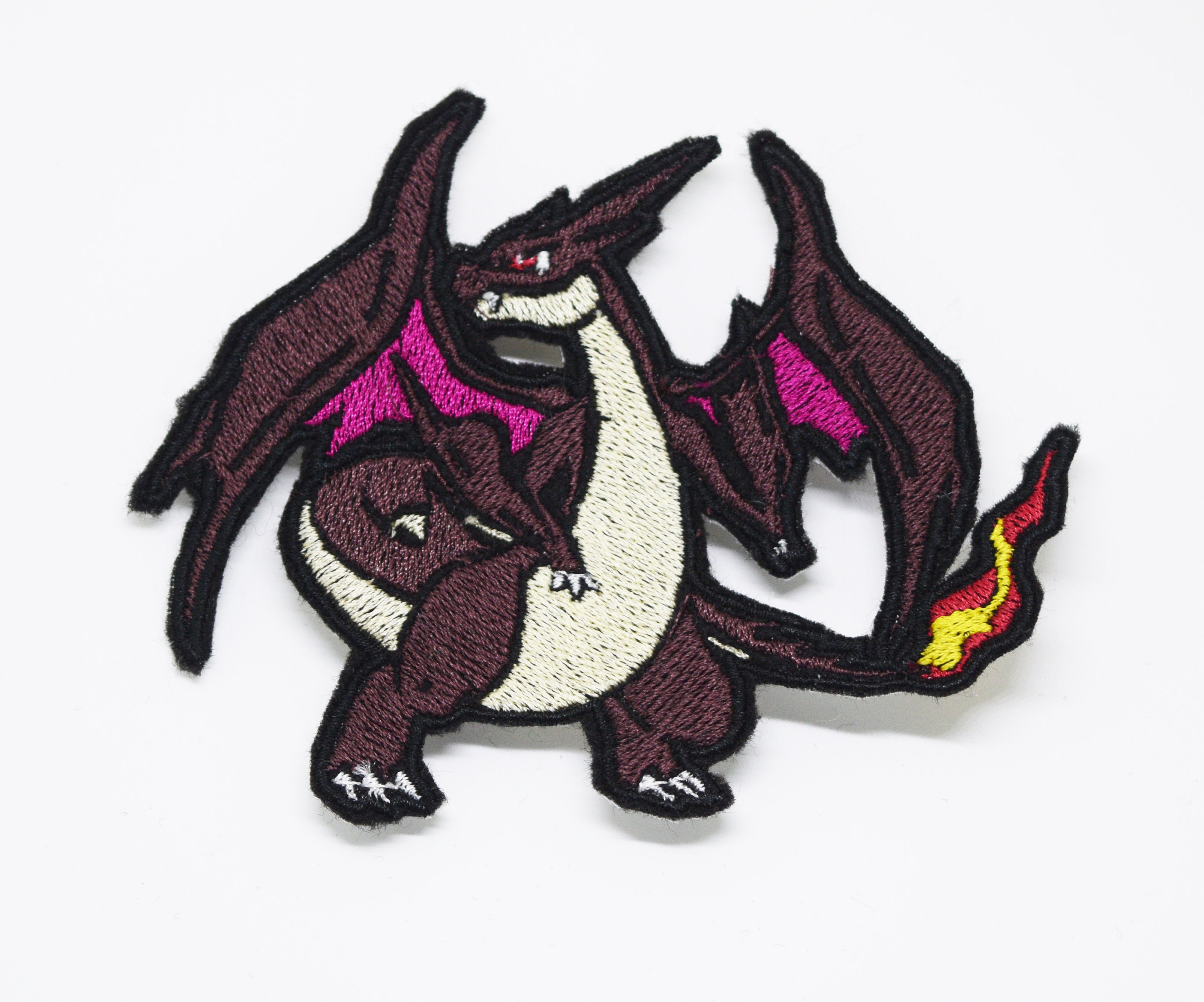 Shiny Mega Mega Charizard Y Pokemon X And Y Char Iron on Transfer Patches  for Kids Clothing DIY Badge Washable Stickers Applique on Clothes Heat  Press