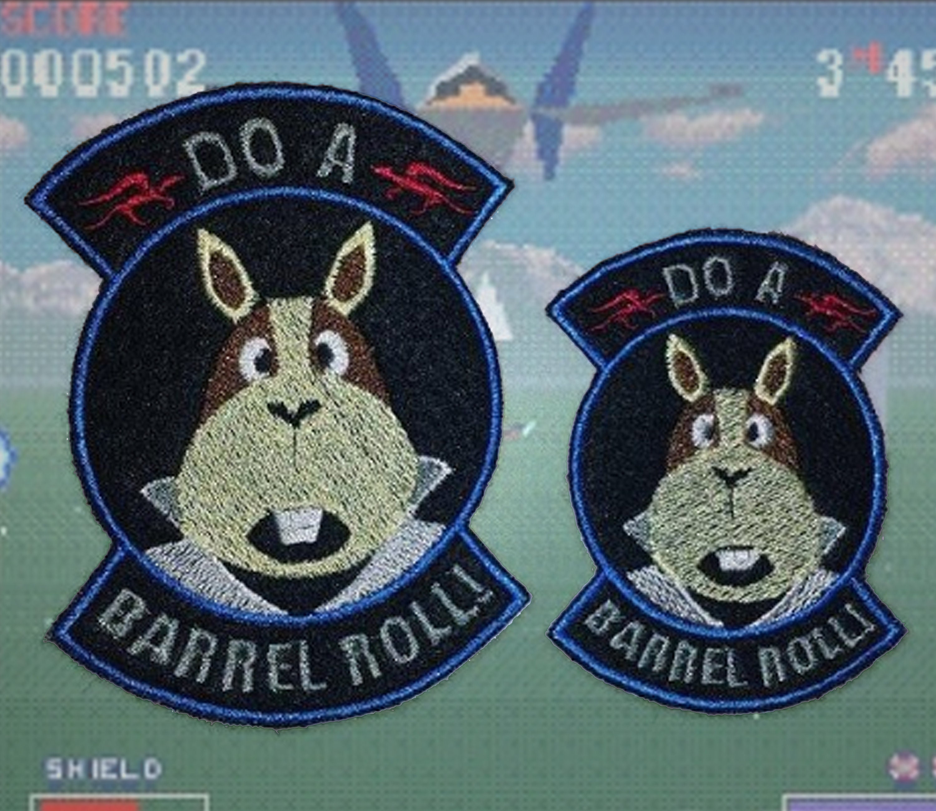 Do a Barrel Roll Star Fox Peppy Iron on Patch Shiny 