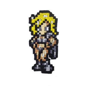 Ayla Patch - Chrono Trigger Inspired Pixel art Iron On patch - Shiny Metallic Embroidery.