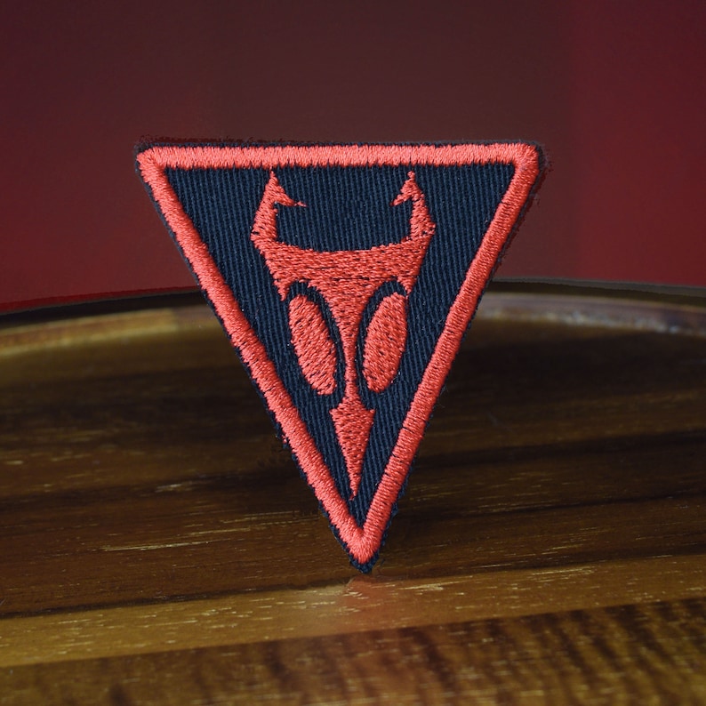 Irken invasion insignia Invader Zim Shiny Metallic Embroidered. image 1