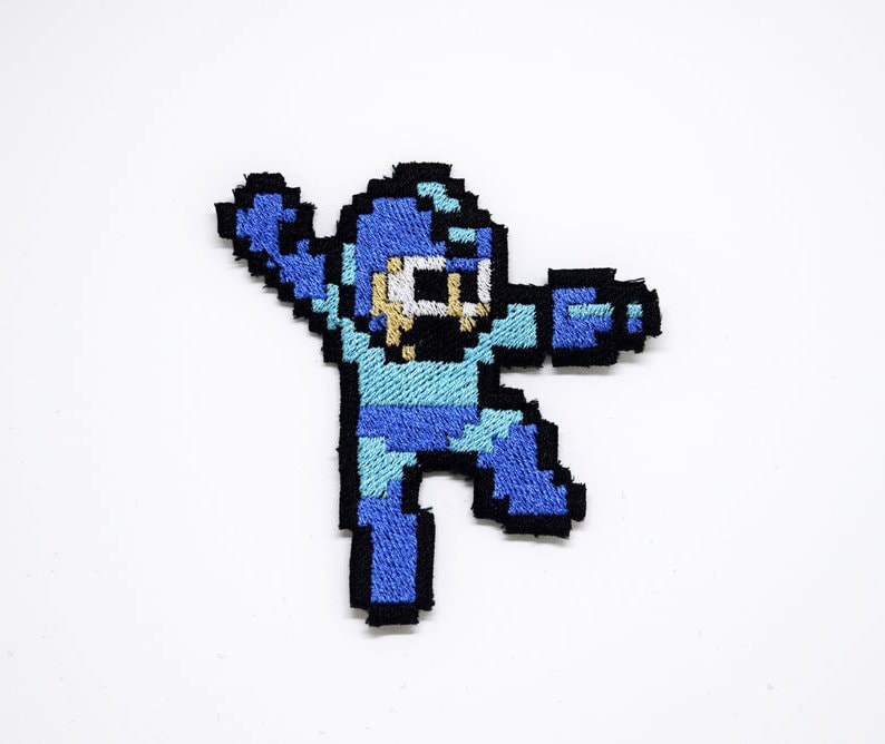 Set 12 Bottoni A Tema Megaman NES 8-bit, 1 Pollice, Perfetti Per Feste E Bomboniere