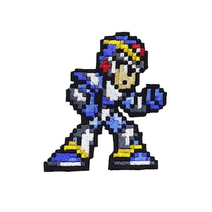 Megaman X voll gepanzert - Aufnäher zum Aufbügeln
