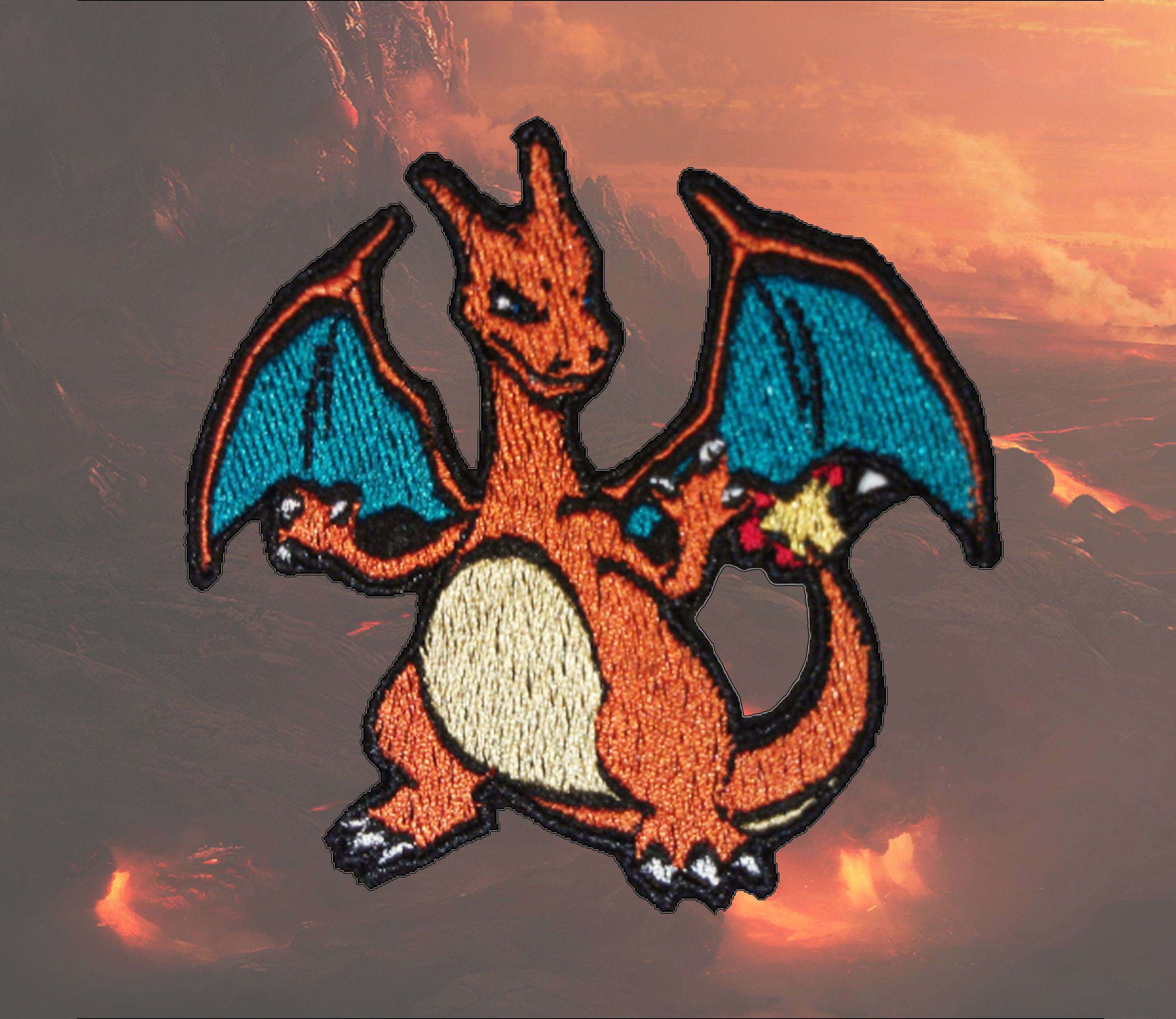 Pokemon Charizard Pixel Art 