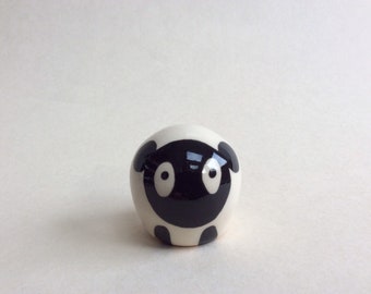 Sheep pottery gift. A unique handmade ceramic present individually hand painted for any occasion.