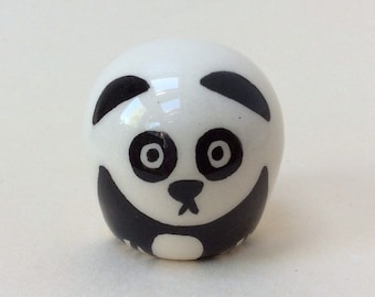 Panda handmade pottery gift. Each piece is thrown on the potter’s wheel, hand painted, and fired in the kiln by me. I hope you like it!