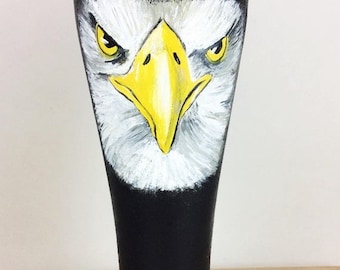 Large Pilsner Glasses 23oz The Sea is Ours US Navy Full Print Eagle Set of 2