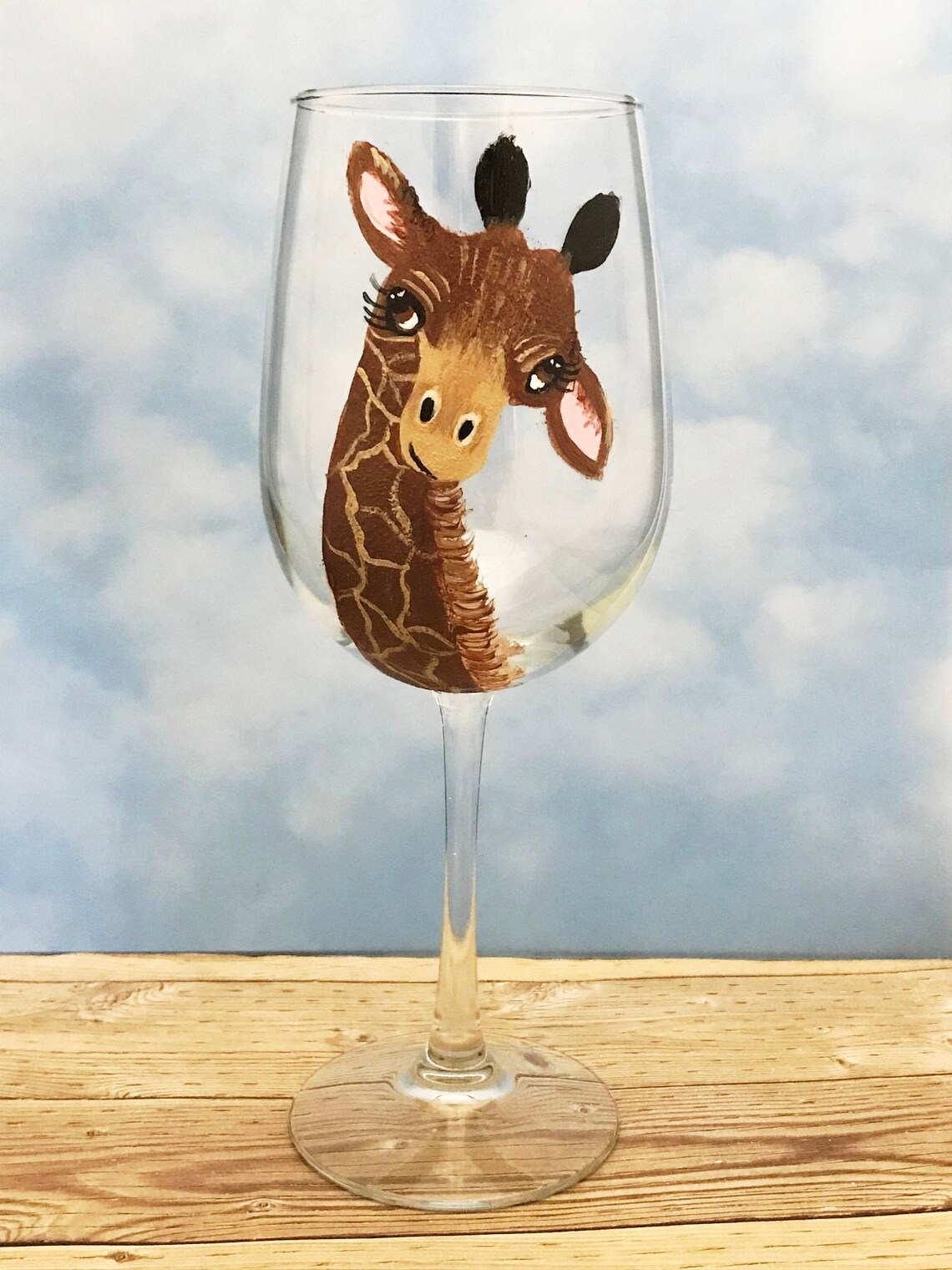 safari wine glass tags