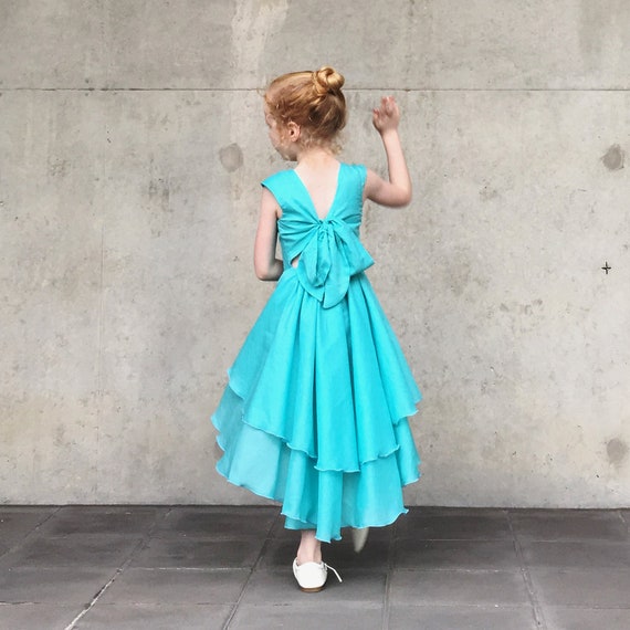 Girls turquoise hotsell party dress