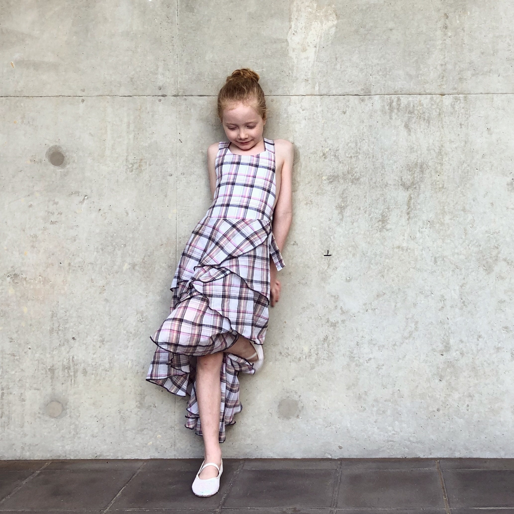 Girls White Gingham Plaid Christmas and Birthday Party Dress - Etsy Girls White Gingham Plaid Christmas and Birthday Party Dress - Etsy