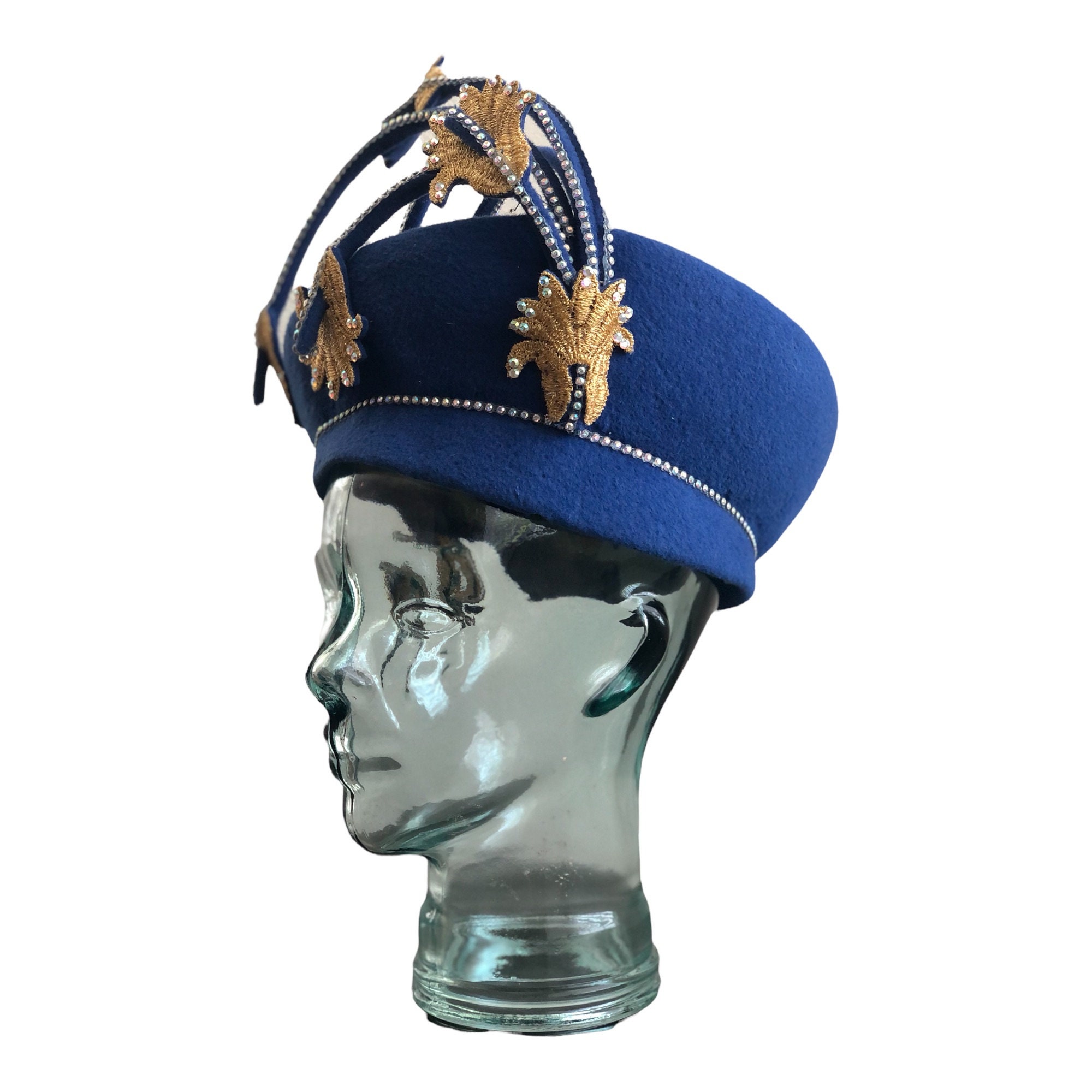jack mcconnell vintage hats Blue Wool Made In USA Jack McConnell Original Vintage Hats for Women for sale - eBay main image 4