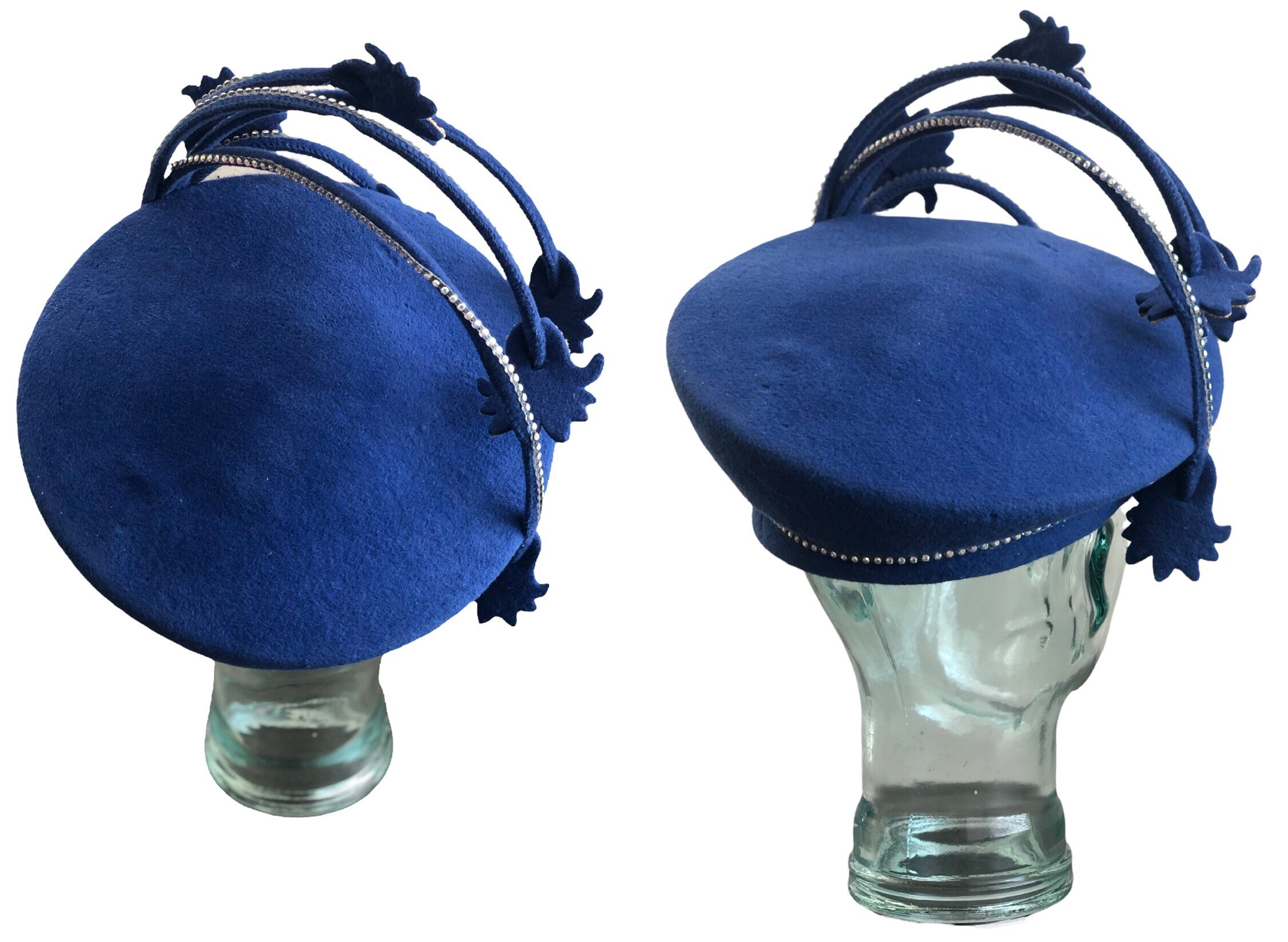 jack mcconnell vintage hats Blue Wool Made In USA Jack McConnell Original Vintage Hats for Women for sale - eBay main image 3