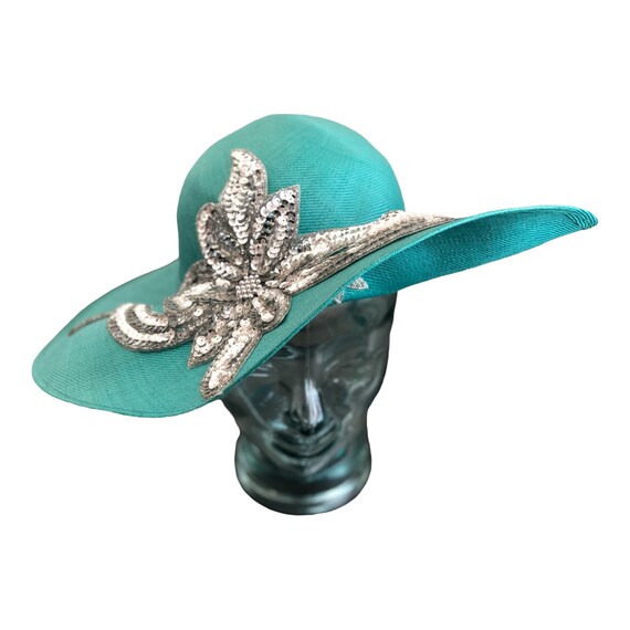 Vintage Boutique Teal Jack McConnell "Red Feather… - image 5