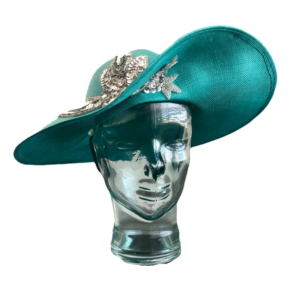 Vintage Boutique Teal Jack McConnell "Red Feather… - image 8