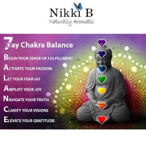 Balansera dina chakran och hitta harmoni med Nikki B:s chakra-arbetsbok. 43 sidor med övningar och information | Balansera mitt chakra