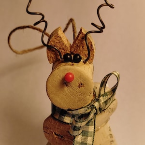 Wine Cork Reindeer Ornament