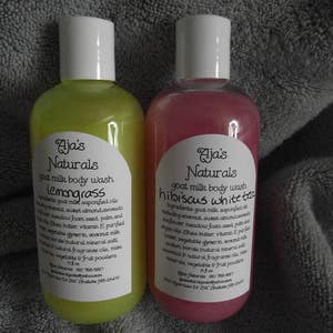 Goat Milk Body Wash 8 or 12 oz pick your scent image 2