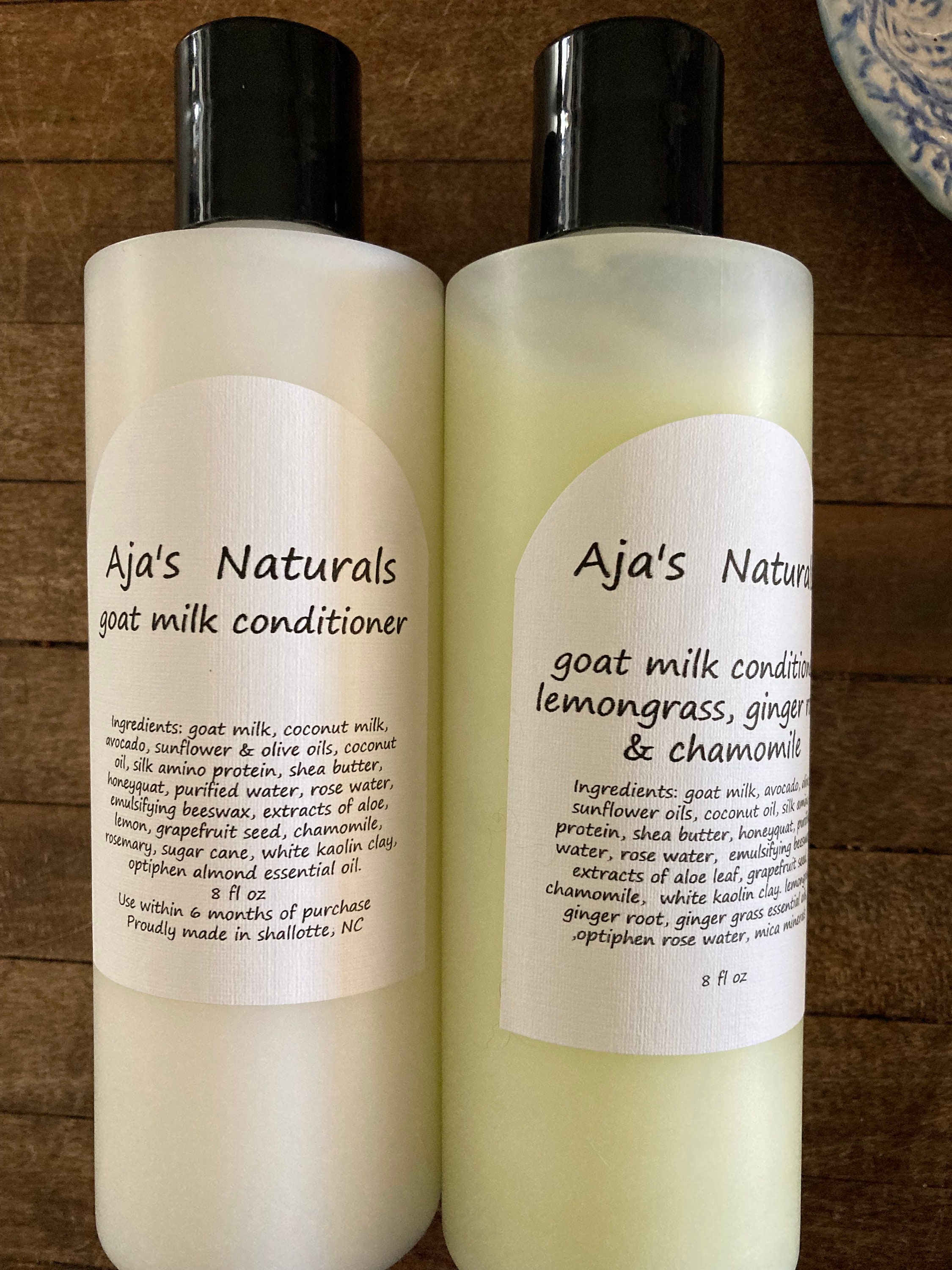 Goat Milk Conditioner, Original, Rosemary Tea Tree Coconut Shea Lemongrass Ginger Lavender 8 oz.