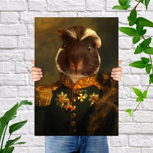 Guinea Pig Custom Pet Portrait image 1