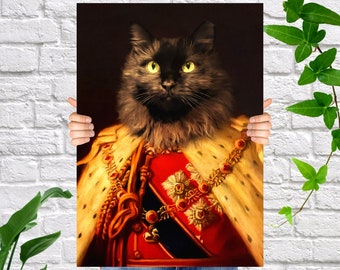 THE KING EDWARD - Custom Pet Portrait