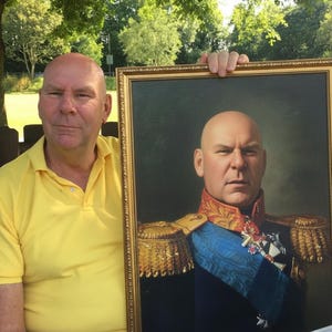Personalised Historical Portrait Custom Artwork - Turn Your Pictures Into Historical Portraits - Poster Print - Canvas Print
