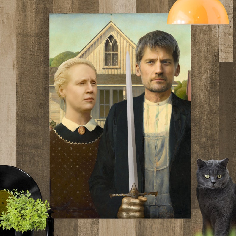 Game Of Thrones Historical Portrait Art Picture Poster Print Lannister Brienne