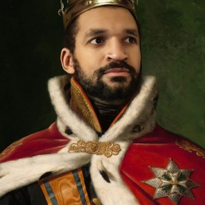 Personalised Historical Portrait | Royal Portrait | Renaissance Portraits | King Portrait | Queen Portrait | Custom Portrait
