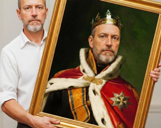Personalized Historical Portrait – Custom Canvas, Poster, or Digital Art