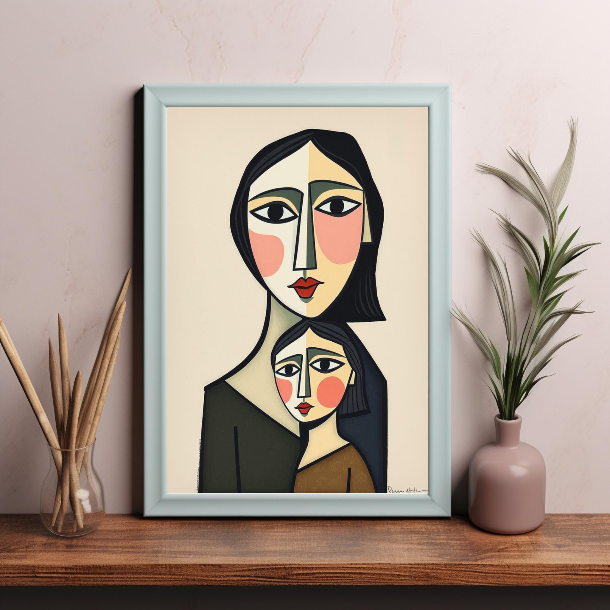 Picasso mother child - Etsy 日本