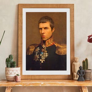 Póster de lienzo con la impresión "Oasis" de Liam Gallagher para pared