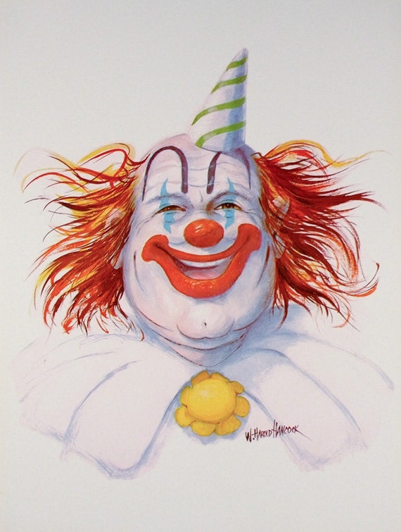 Happy Clown Art Mural Art Clown Joyeux Anniversaire Etsy Happy Clown Art Mural Art Clown Joyeux Anniversaire Etsy