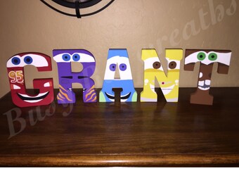 Disney cars letters Disney cars letters