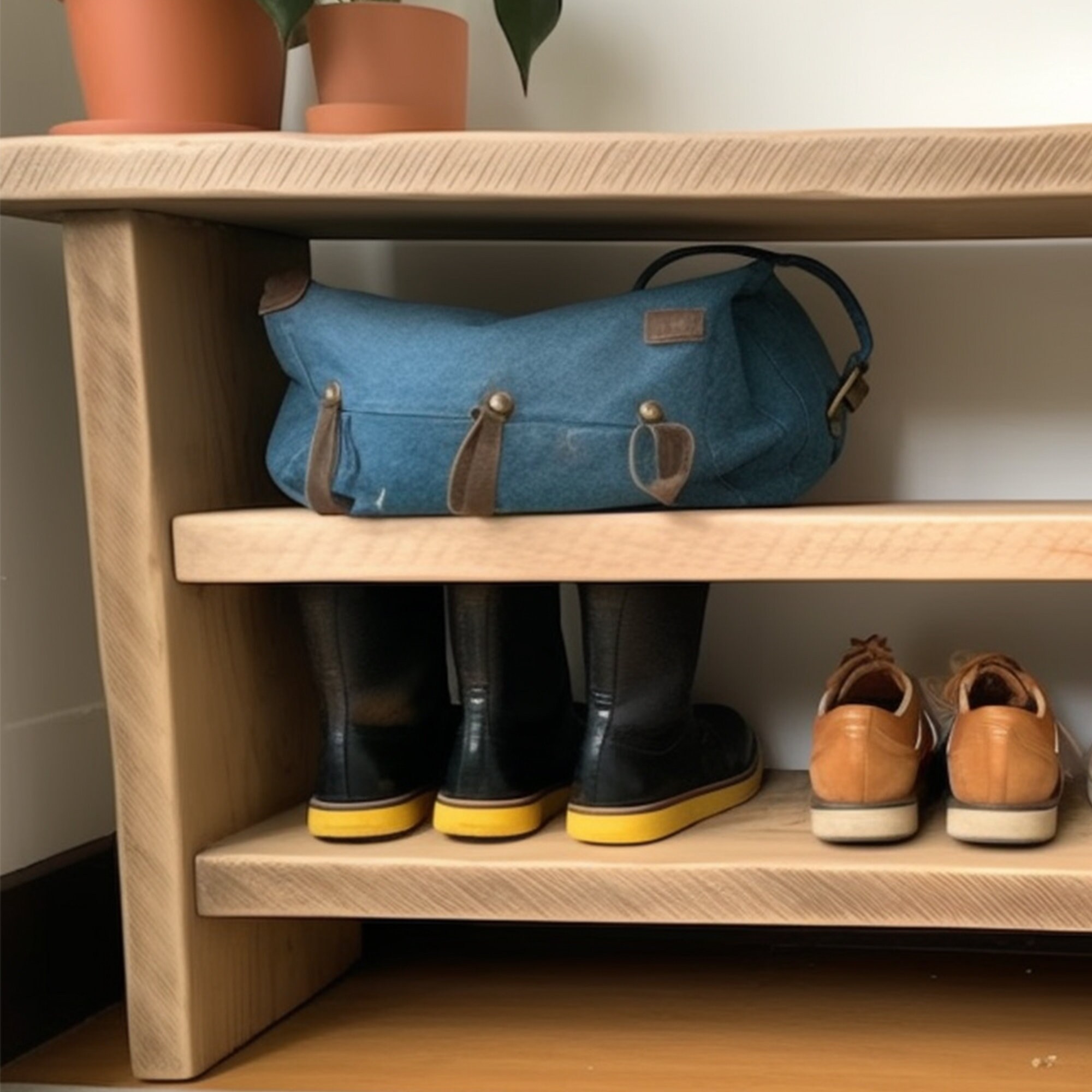 Rustic Shoe Storage Bench Shoe Storage Shoe Bench Shoe Rack Shoe ...