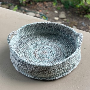EASY Ottoman Coffee Table Basket- 3 sizes CROCHET PATTERN