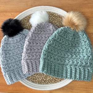 Starry Winter Hat Crochet PATTERN