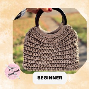 Patron de sac à main CROCHET - Le sac à main Sweetheart - Télécharger le PDF
