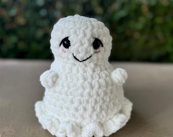 Patrón de peluche a crochet - Fácil para principiantes - Sin costura - Fantasma - Descargar PDF