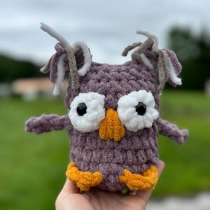 Small Owl Low Sew CROCHET PATTERN