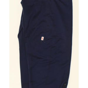 Pantalones de chándal Fila para hombre, talla IT 46, poliéster, azul marino imagen 3