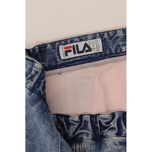 Fila mens denim shorts W36 large blue image 3
