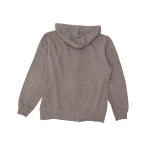 Sudadera con capucha y cremallera Fila para hombre, talla pequeña, color gris jaspeado, poliéster. imagen 2