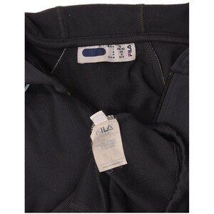 Fila Womens Zip Hoodie Sweater IT 40/42 Small Navy Blue Polyester image 4