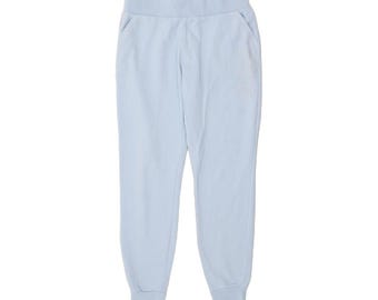 Fila womens graphic tracksuit trousers joggers UK 16 large blue polyester