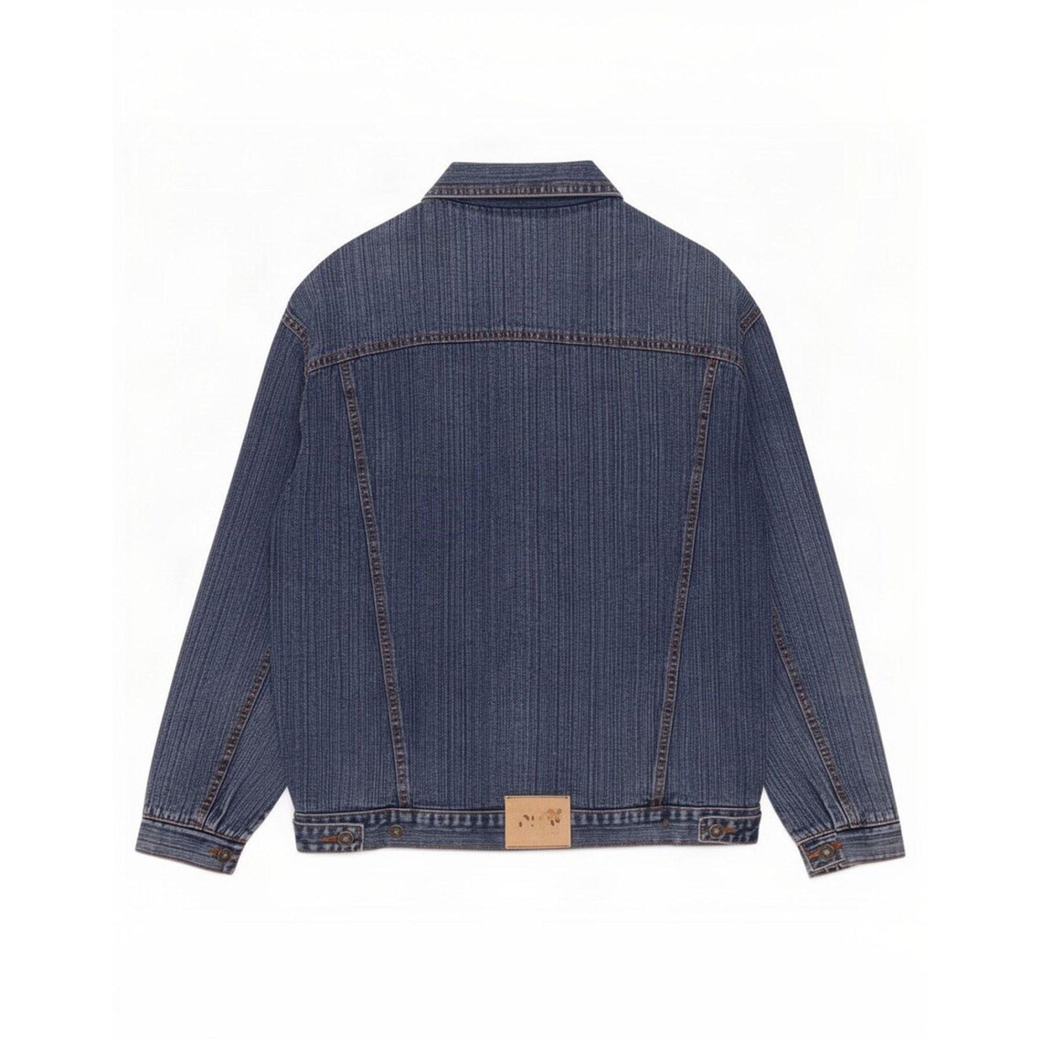 Vintage Mens Denim Jacket UK 38 Medium Blue, foto 2 di 3