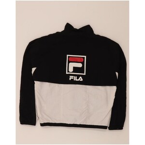Fila Herren Trainingsjacke Trainingsjacke schwarz Nylon Bild 2